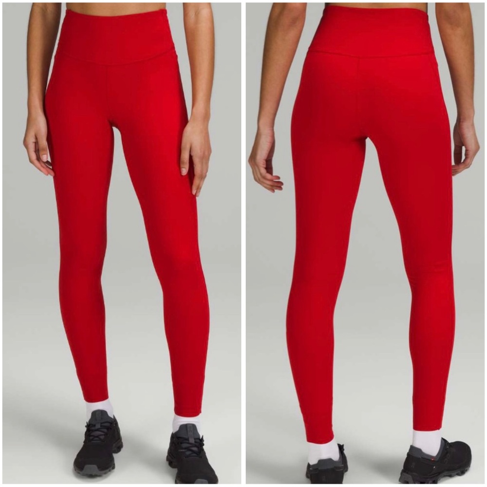 lululemon athletica High-Rise Red Leggings